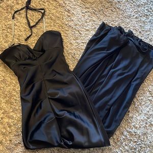 XSCAPE by Joanna Chen. Black floor length dress. Size 4.